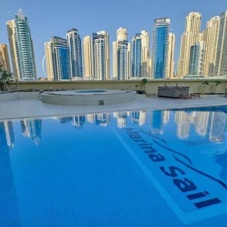 Lovely 1-Bedroom Apartment In The Heart Of Dubai Marina Exterior photo